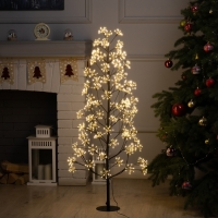 Светодиодный куст &laquo;Ель&raquo; 1,2 м, 900 LED, 31 В, свечение тёплое белое