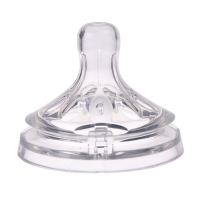 Соска на бутылочку, антиколиковая, от 0 мес., M&B Natural, широкое горло, медленный поток, &Oslash;50 мм.