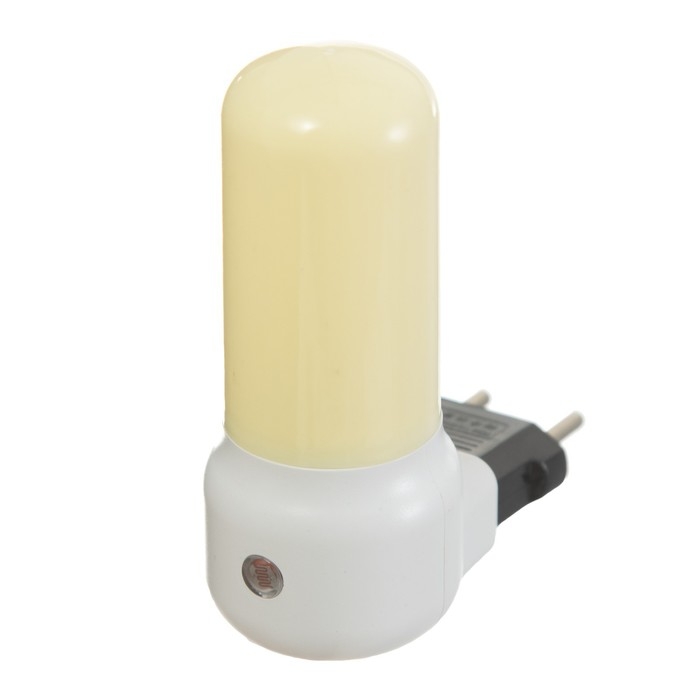 Ночник с датчиком темноты "Милси" LED 1Вт бело-желтый 4х6х10 см RISALUX
