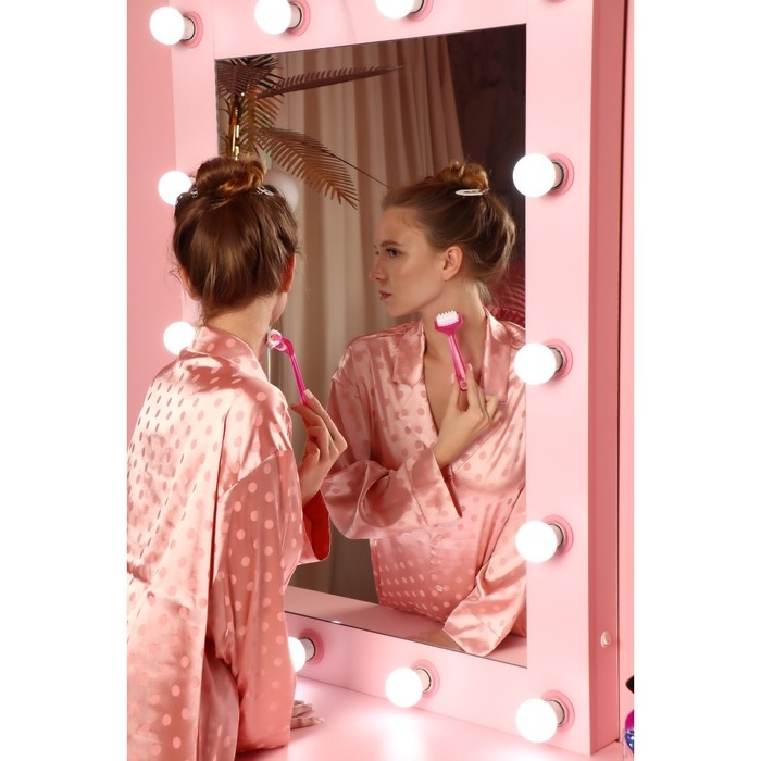 Массажёр для лица и зоны декольте, с шипами, 14 &times; 4,5 &times; 2,5 см, цвет МИКС