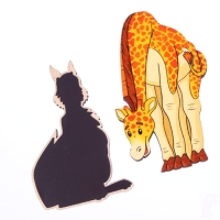 Набор &laquo;Травоядные животные на магнитах&raquo; 12 деталей