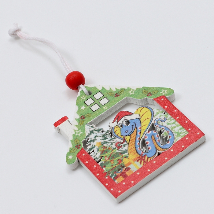 Набор подвесок в деревянной подарочной упаковке, 12 шт.