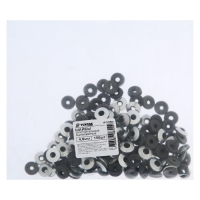 Шайба ТУНДРА, кровельная, с резиновой прокладкой ЕPDМ, М14х4.8 мм, оцинкованная, 150 шт