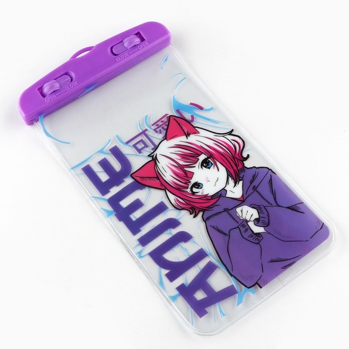 Чехол на телефон водонепроницаемый &laquo;Аниме&raquo;, 12 х 21 см