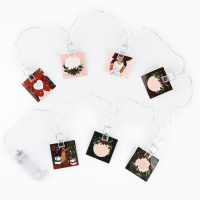 Гирлянда с прищепками новогодняя &laquo;Новый год: Чудес в новом году&raquo;, 1.5 м