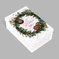 Набор подарочных коробок 6 в 1 &laquo;Новогодние шары&raquo;, 20 х 12.5 х 7.5 &ndash; 32.5 х 20 х 12.5 см, Новый год