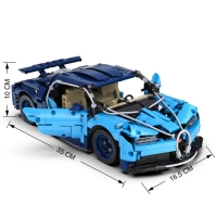 Конструктор &laquo;Техно. Спорткар&raquo;, 1200 деталей