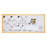 Барабанная установка &laquo;Голд&raquo;, 5 барабанов, тарелка, палочки, стульчик, педаль