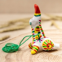 Филимоновская игрушка - свисток &laquo;Заяц&raquo;