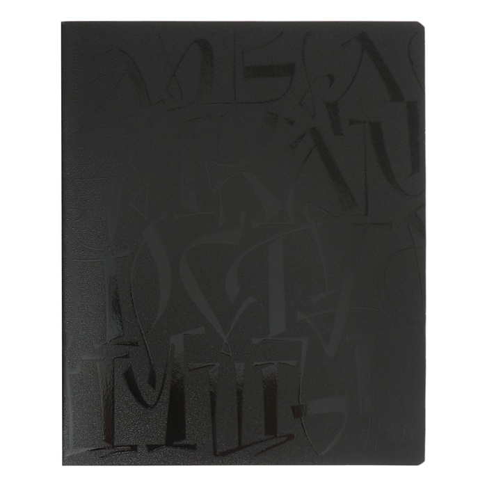 Тетрадь 48 листов в клетку, ErichKrause, Lettering, обложка мелованный картон, твин-лак, блок офсет 100% белизна, МИКС, цена за 1 штуку