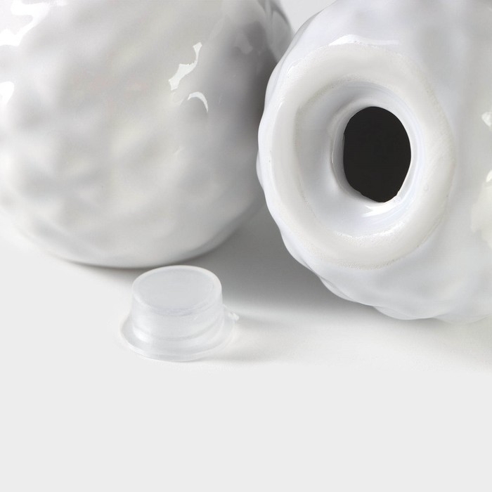 Набор для специй Доляна &laquo;Ананас&raquo;, 2 предмета: солонка 70 мл, перечница 70 мл, цвет белый