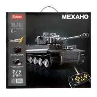 Конструктор Механо &laquo;Немецкий танк TIGER&raquo;, радиоуправление, 814 деталей