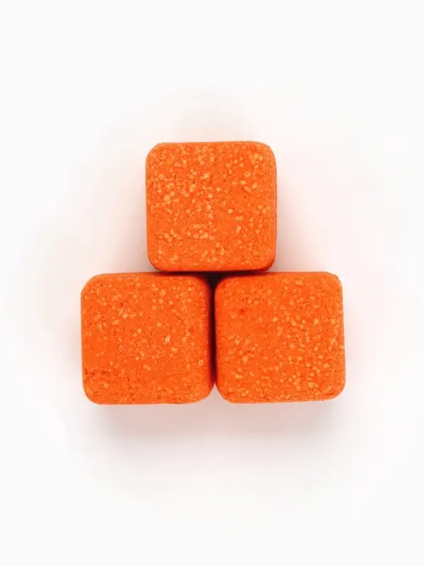 Бомбочки для ванны &laquo;Кубики&raquo;, набор 3 шт x 70 г, аромат шипучий апельсин, URAL LAB