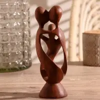 Сувенир дерево "Семья" коричневый цвет 20х6х6 см