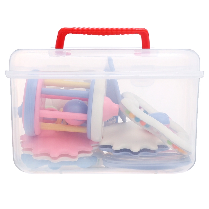 Набор погремушек с прорезывателями &laquo;Лаванда&raquo;, цвета МИКС