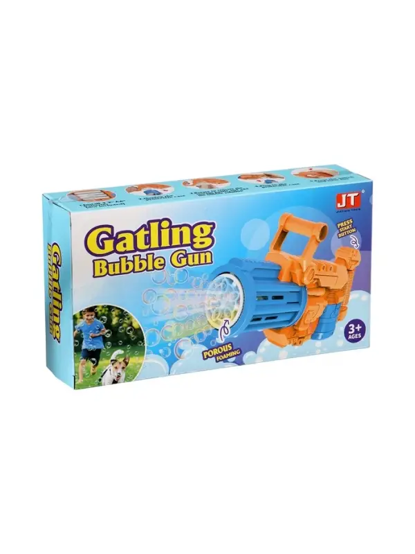 Генератор мыльных пузырей "Пулемёт", работает от батареек