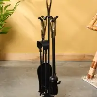 Каминный набор, сталь, алюминий 63 см