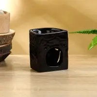 Аромалампа &laquo;Маска&raquo;, 11&times;9&times;6 см, керамика, тёмно-коричневая