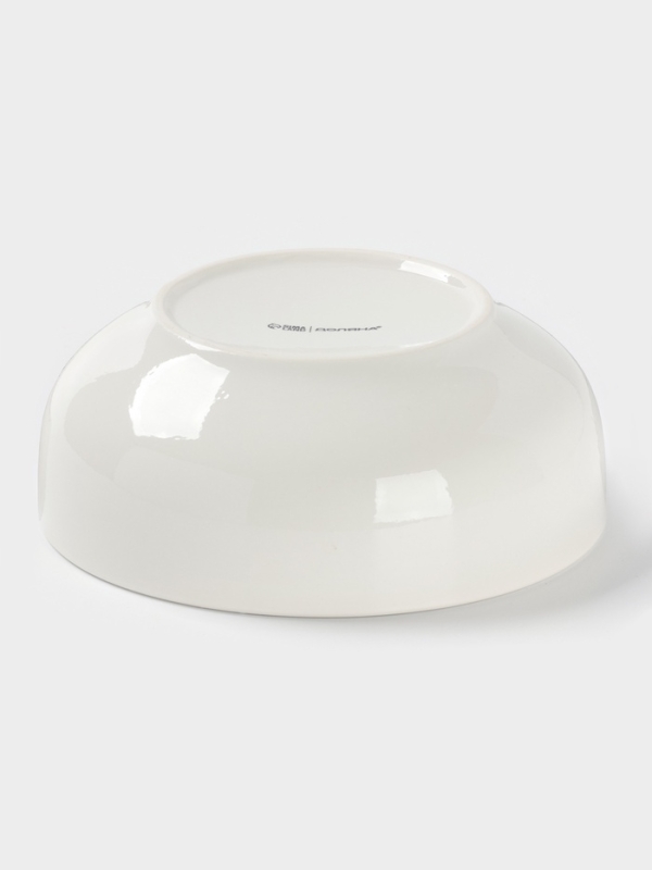 Салатник Доляна "Цветы" цвет белый   15,5х6 см