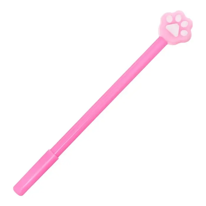 Ручка гелевая-прикол, синий стержень, Лапка МИКС