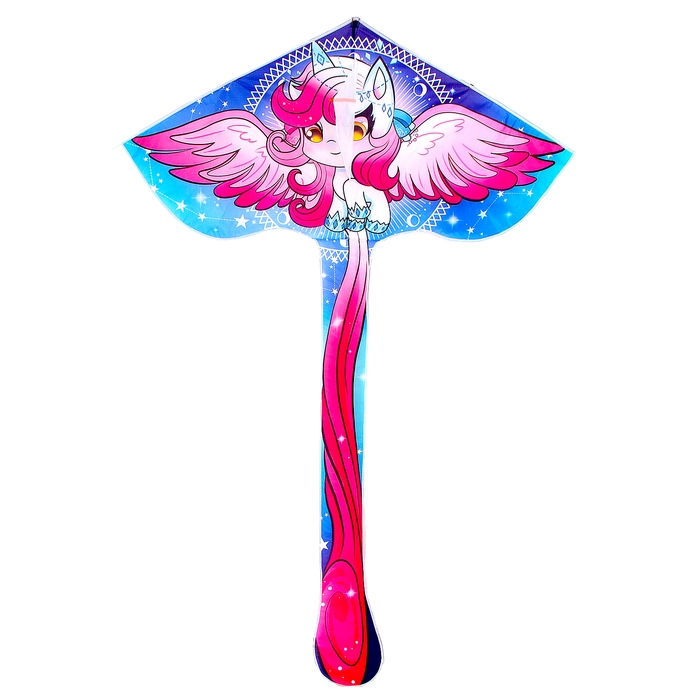 Воздушный змей &laquo;Единорог&raquo;, цвета МИКС