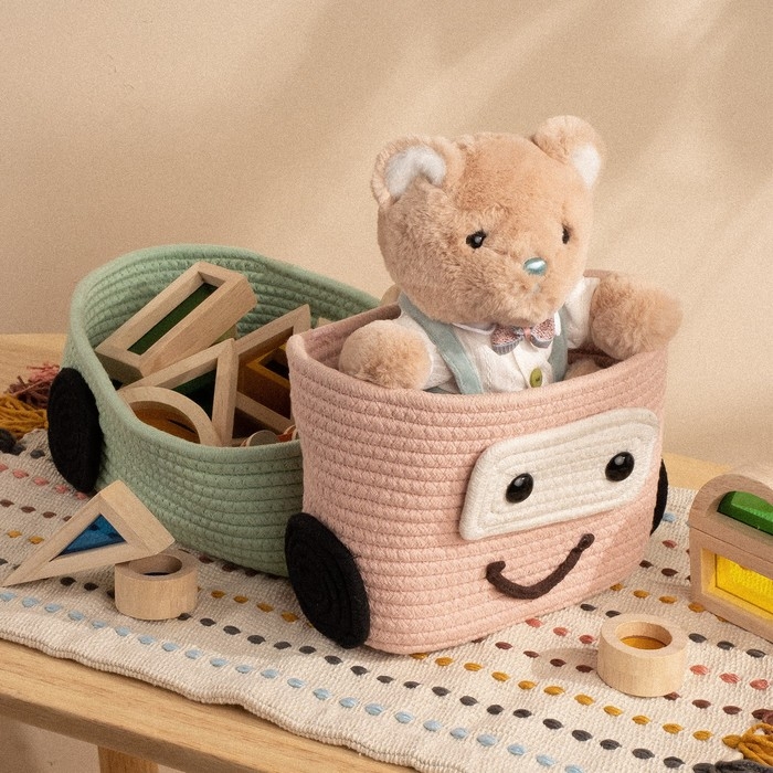 Корзина для хранения плетёная ручной работы SL Home, 42&times;23&times;17 см