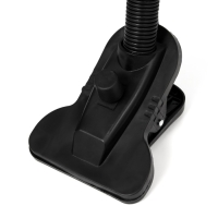 Лампа настольная Е27, светорегулятор, на зажиме (220В) черная (108А) RISALUX