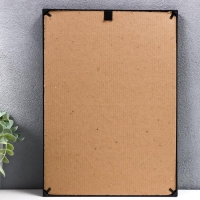 Фоторамка пластик L-4 21х30 см, чёрный ( пластиковый экран )