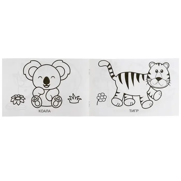 Раскраска &laquo;Зоопарк&raquo;, 8 страниц