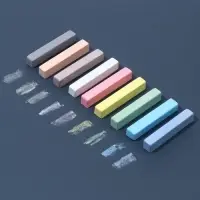 Мелки цветные школьные 9 шт. &laquo;Тачки&raquo;