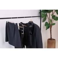 Плечики - вешалка для брюк и юбок LaDо́m Laconique, 36,5&times;31&times;1,1 см, многоуровневая, цвет белый