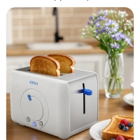 Тостер для хлеба с поддоном для крошек КТ-6562 - 1000 Вт