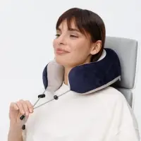 Дорожная подушка-массажер inRelax, синяя