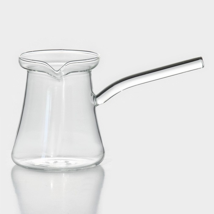 Турка стеклянная Magistro &laquo;Арабика&raquo;, 350 мл, 18&times;8,5&times;10 см