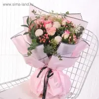 Плёнка матовая с рисунком &laquo;Романтическое послание&raquo;, белая, 60&times;60 см