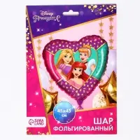 Шар воздушный &laquo;Белоснежка, Рапунцель и Ариэль&raquo;, 18 дюйм, фольгированный, Принцессы