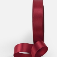 Лента атласная двухсторонняя №0789 20мм*25&plusmn;1м бордовый TR