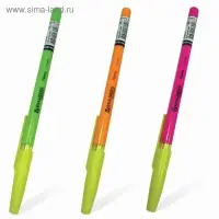 Ручка шариковая 1.0 мм, BRAUBERG Color, чернила синие