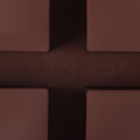 Форма для выпечки Доляна &laquo;Прямоугольник&raquo;, силикон, 21,5&times;15,3&times;3,7 см, 4 ячейки (7,7&times;4,8 см), коричневый