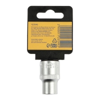 Головка торцевая шестигранная ТУНДРА, под квадрат 1/2", 11 мм, CrV