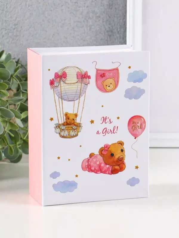 Фотоальбом "Моя малышка", розовый, 100ф 10X15см, ПП карм.