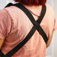 Рюкзак кенгуру для малыша &laquo;Сидим и лежим&raquo;, цвет черный