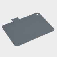 Доски разделочные Доляна, набор 4 шт, на подставке, пластик, 33&times;8&times;24 см, серые