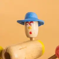 Сувенирный музыкальный инструмент Стучалка &laquo;Человечек&raquo;, 10&times;6&times;16 см