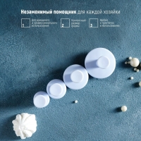 Набор плунжеров кондитерских Доляна &laquo;Цветы. Гербера&raquo;, 4 шт, d=2/2,7/3,8/4,1 см