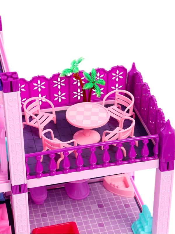 Кукольный дом &laquo;Тёмный домик&raquo;, 2 куклы, мебель, аксессуары