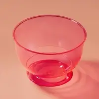 Креманка пластиковая одноразовая &laquo;Кристалл&raquo;, 200 мл, красная