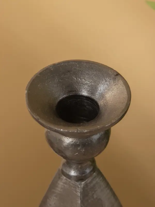 Подсвечник "Ретро серия Севилья" алюминий 5,5х5,5х20,5 см