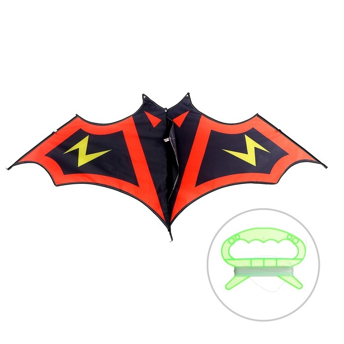 Воздушный змей &laquo;Летучая Мышь&raquo;, цвета МИКС