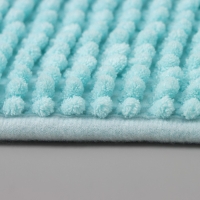 Коврик для дома Доляна &laquo;Букли&raquo;, 50&times;80 см, цвет голубой